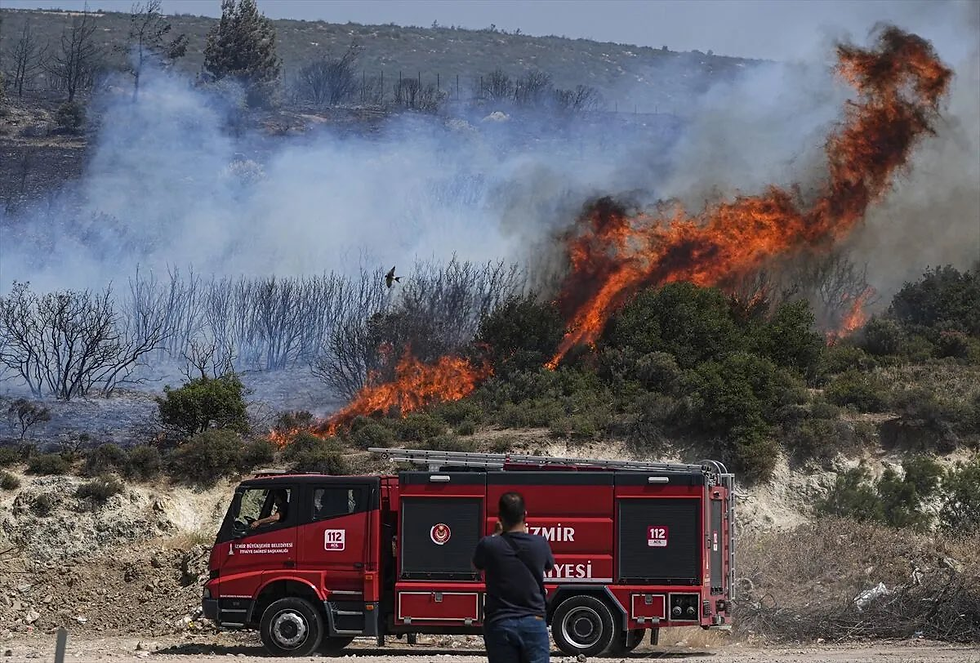 Foça’da Orman Yangını