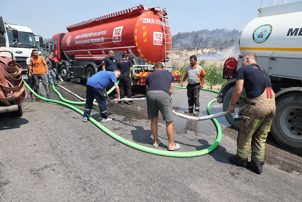 Foça’da Orman Yangını