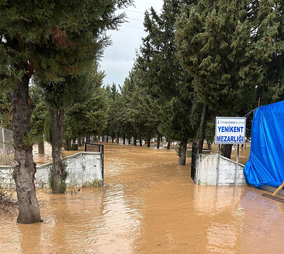 Bakırçay Ağır Yağışın Etkisinde Kaldı