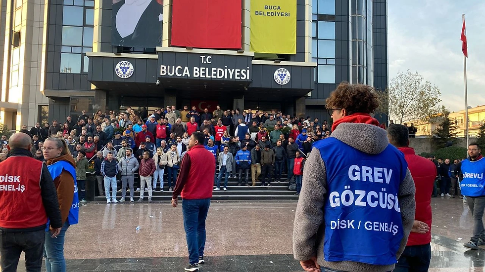 Buca Belediyesi’nde grev başladı