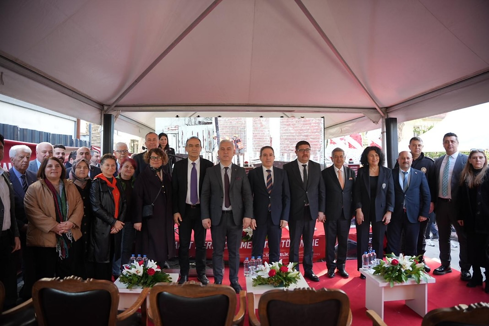 Bergama Belediyesi Ticaret Merkezi’nin temeli törenle atıldı