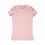 Thumbnail: DONE PLAYING SMALL Women's Eco-friendly fitted long Tee (white text)