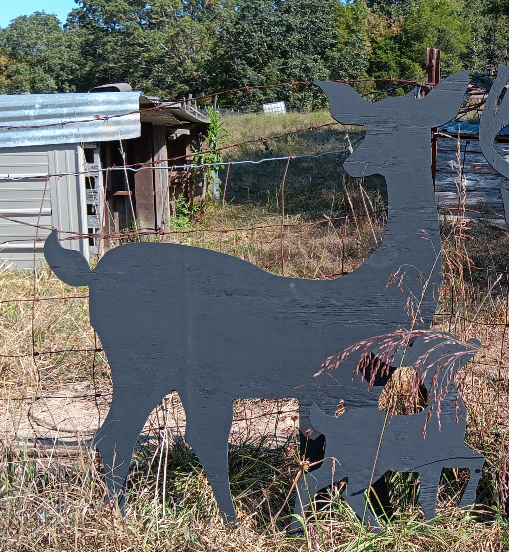 4ft Doe & Fawn cutout