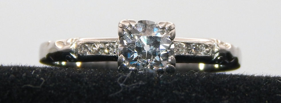Thumbnail: Diamond & Platinum Engagement Ring