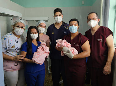 Primeiro parto gemelar prematuro no Hospital de Varjota