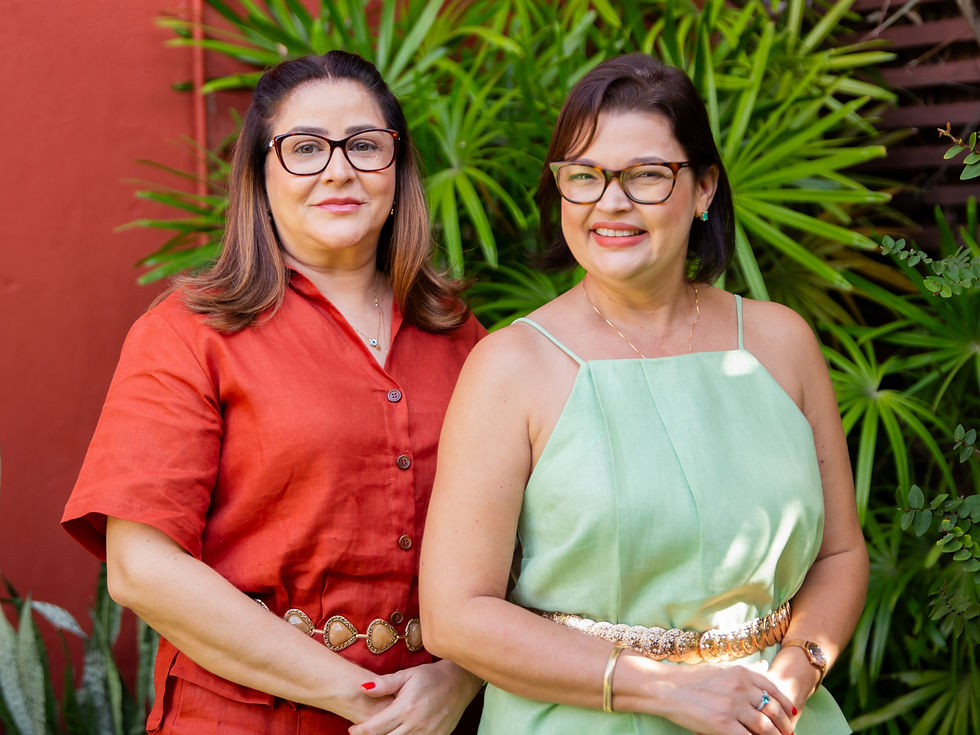 Gestoras da La Vida: Iáskara Prudente (Terapeuta Ocupacional) e a Isabel Nobre (Enfermeira)