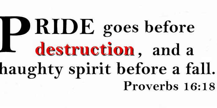 Scriptures on pride