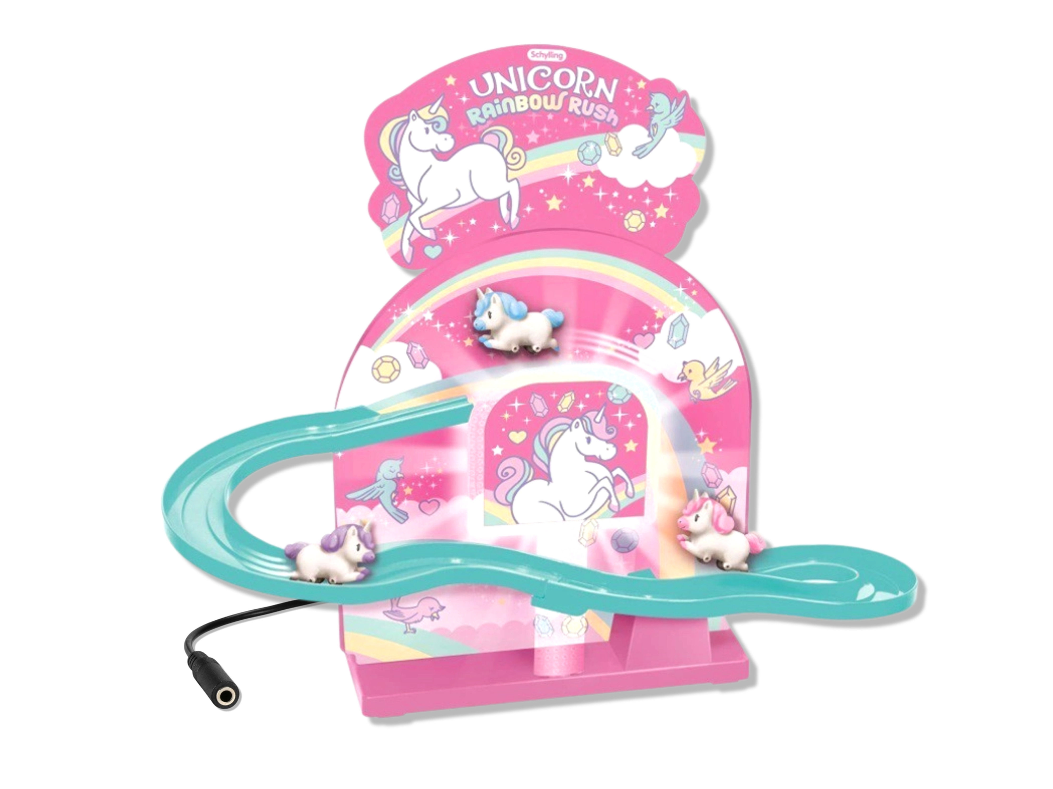 Switch-adapted Rainbow Unicorn Rush Slide