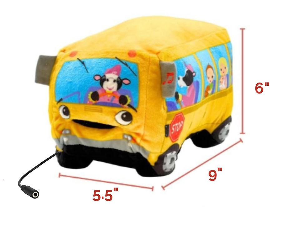 Thumbnail: Switch-adapted Cuddle Barn Wheelie Little Yellow Bus