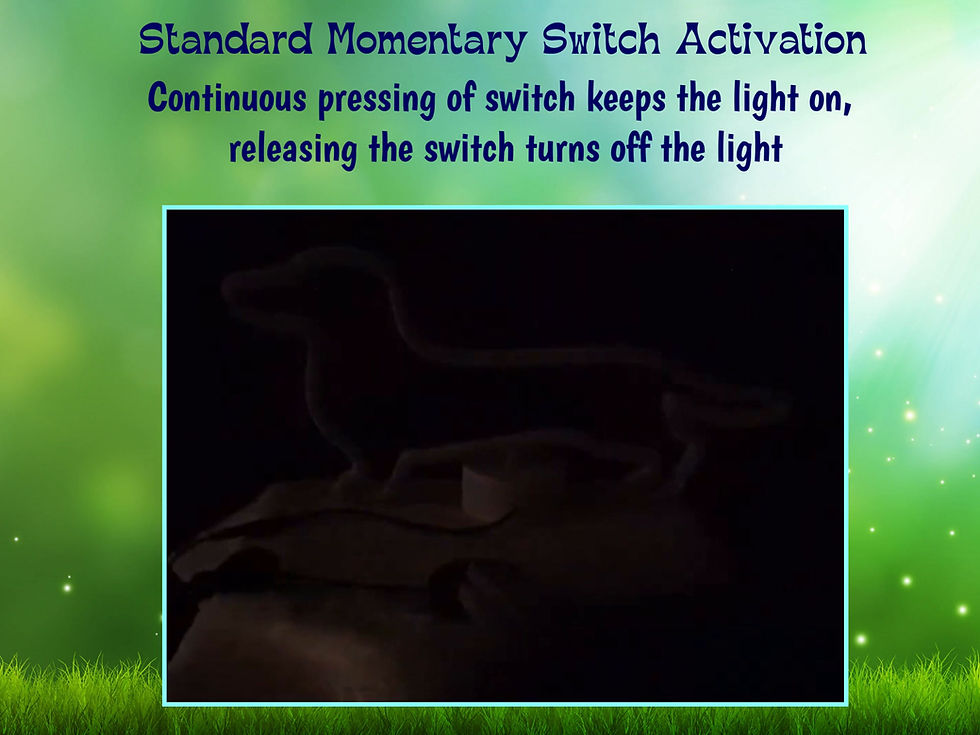 Thumbnail: Switch-adapted Sensory Pup Neon Light
