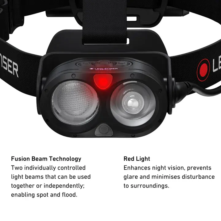 Rechargeable Head Torch red light
