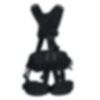 Black rope access harness with metal attachment points