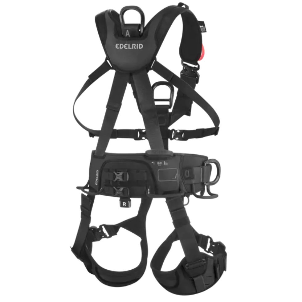 Thumbnail: Back view of Black Vertic Triple Lock Harness