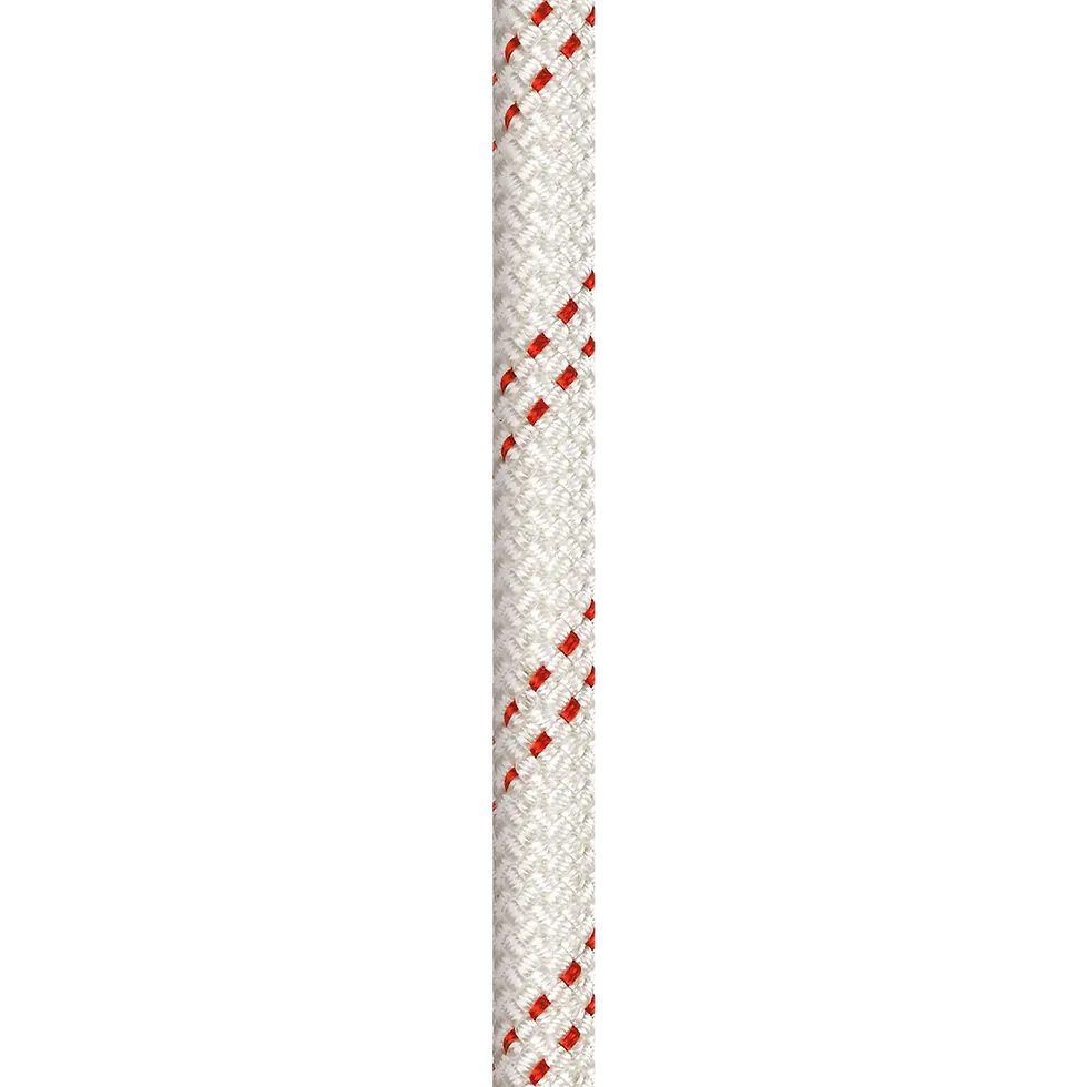 Thumbnail: Close up of white rope with red flecks 