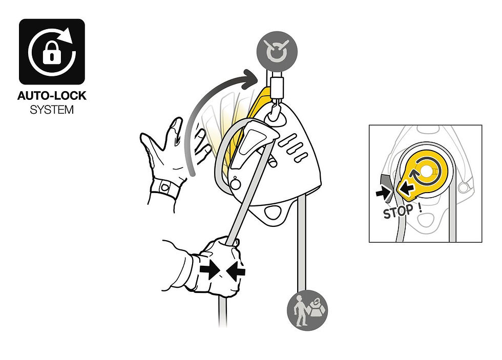 Thumbnail: Diagram stowing stop function on maestro descender