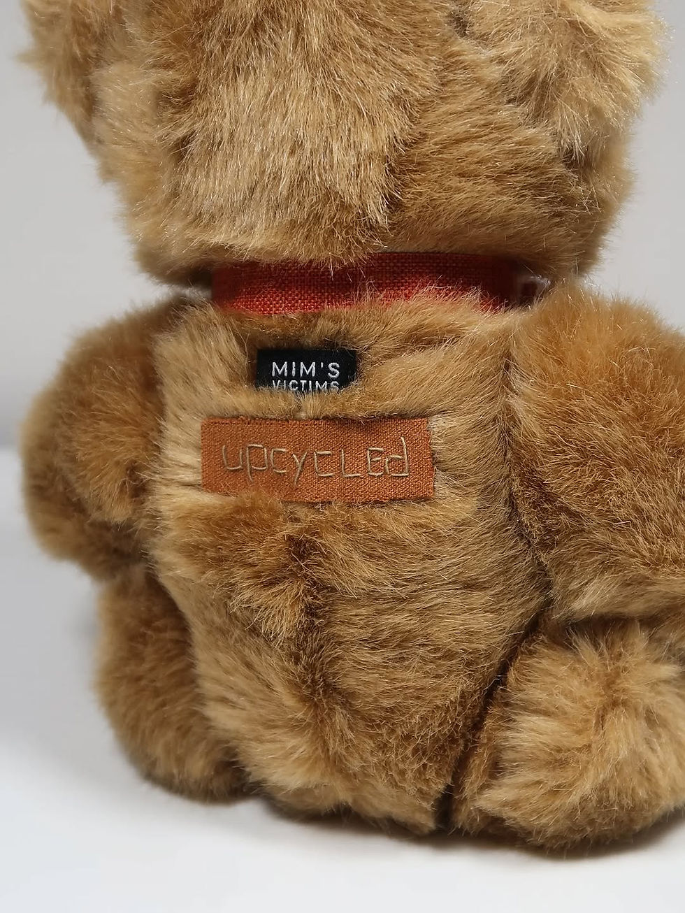 Thumbnail: Autumnal upcycled teddybear with pumpkin face