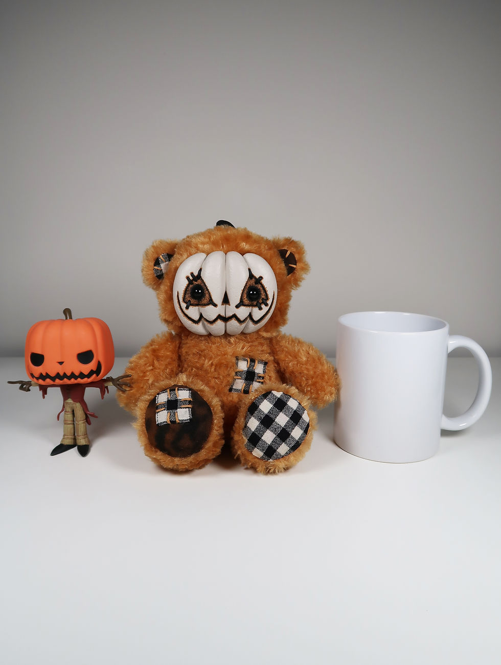 Thumbnail: Pumpkin spice upcycled teddybear
