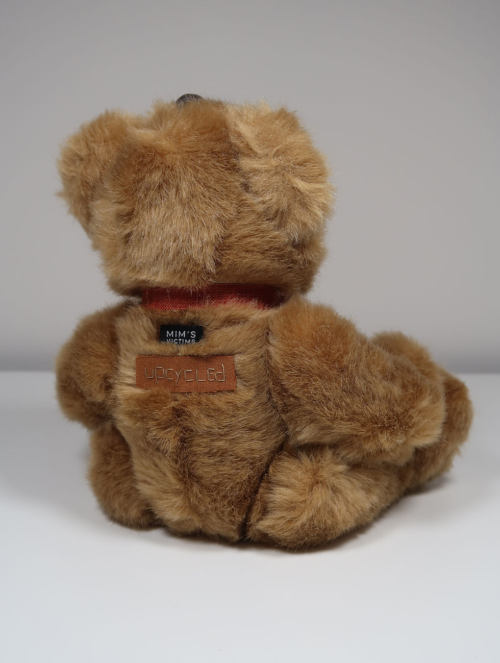 Thumbnail: Autumnal upcycled teddybear with pumpkin face