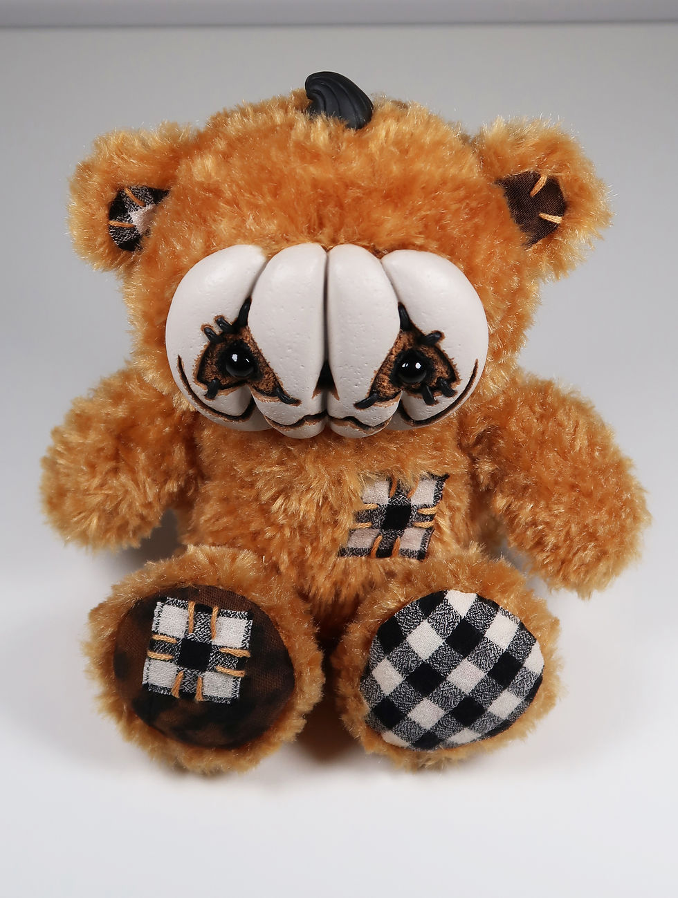 Thumbnail: Pumpkin spice upcycled teddybear