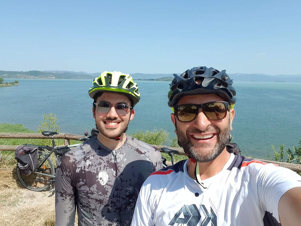 Umbria bike tours Lake Trasimeno