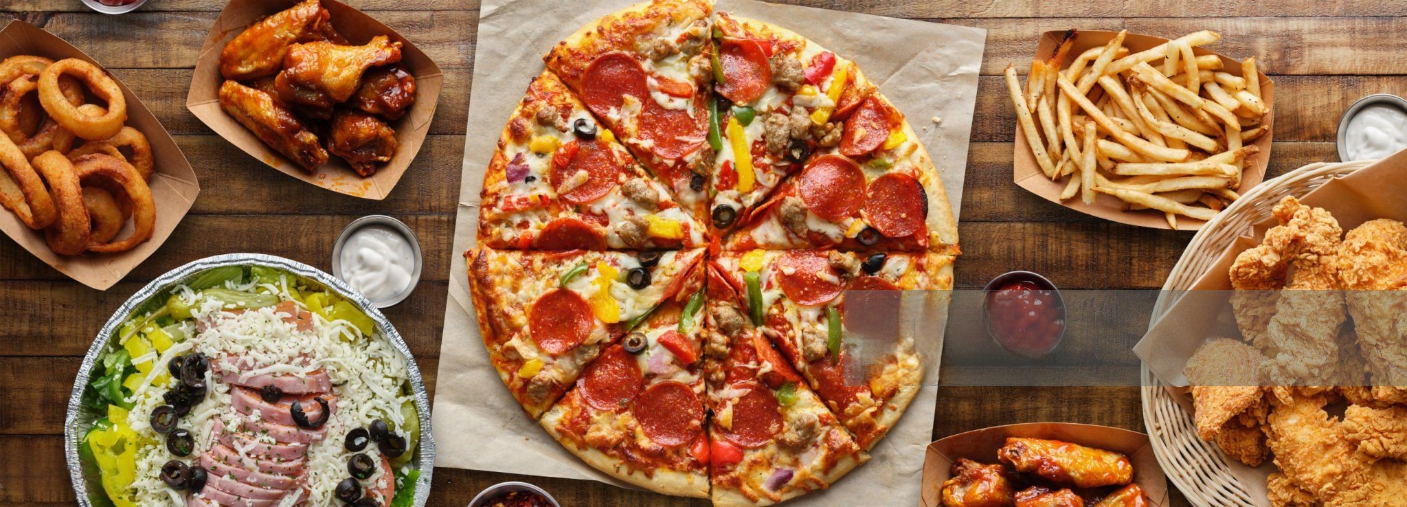 Arranged Food and Objects