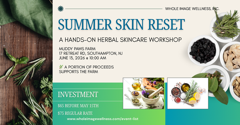Hands-On Herbal Skincare Workshop