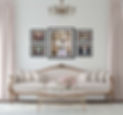 wall art of dogs taken by pet photographer lisa olson with pets r family in ogden utah with pets r family. interior design with pet portraits