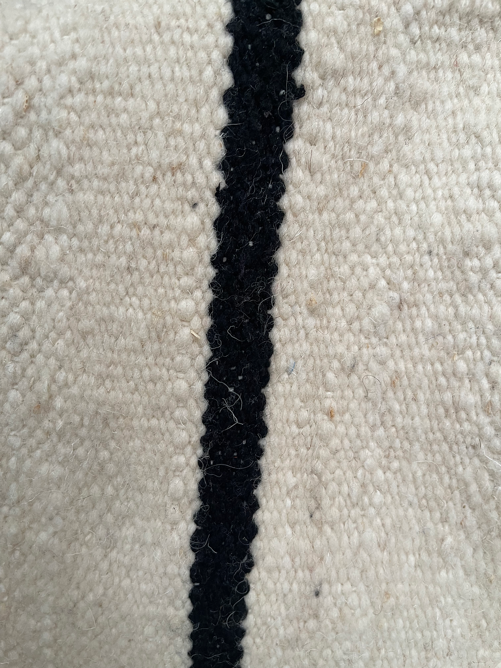 Miniaturbild: KELIM KISSEN BLACK WHITE
