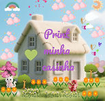 casinha de feltro decorada com estikes