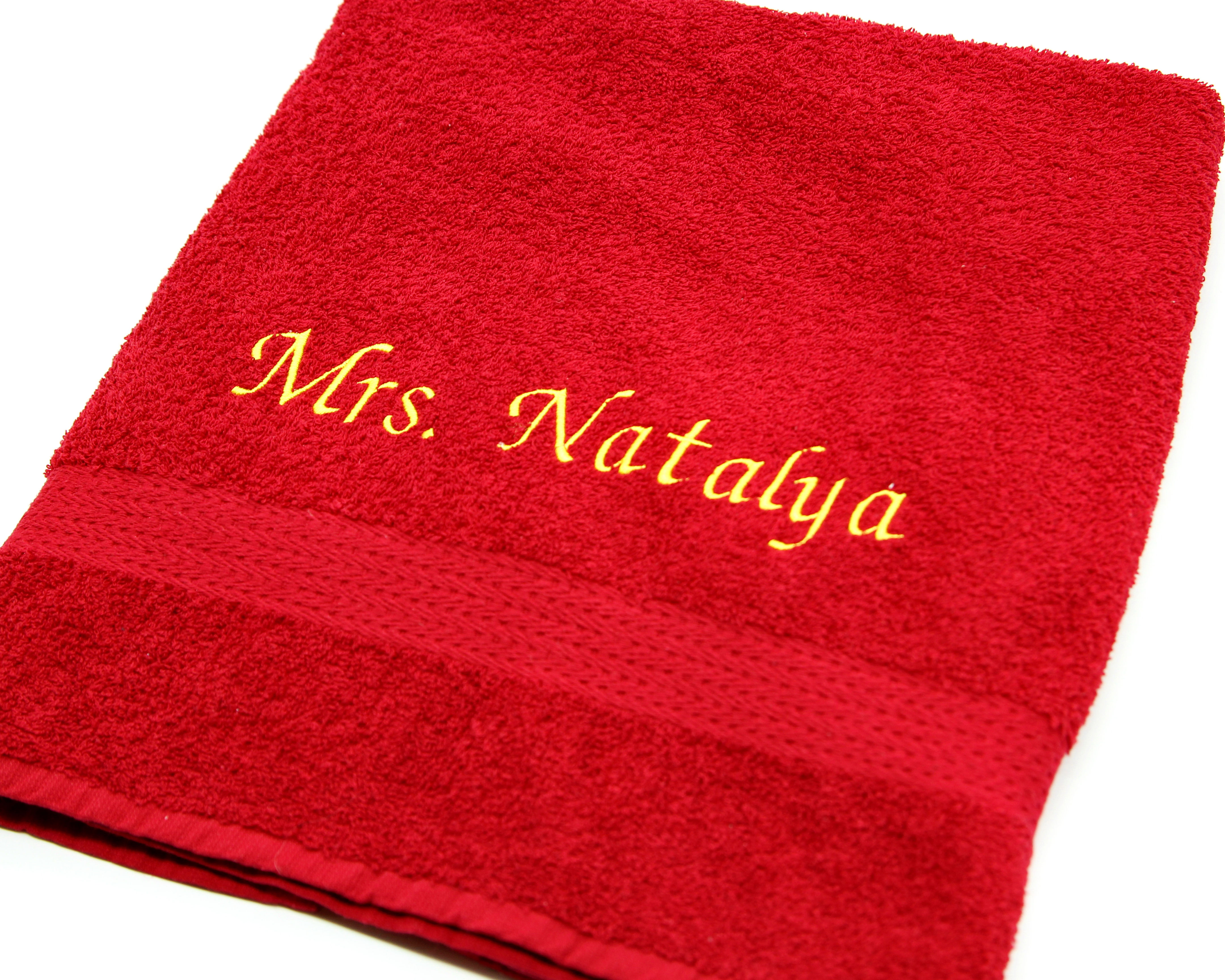 именные полотенце
