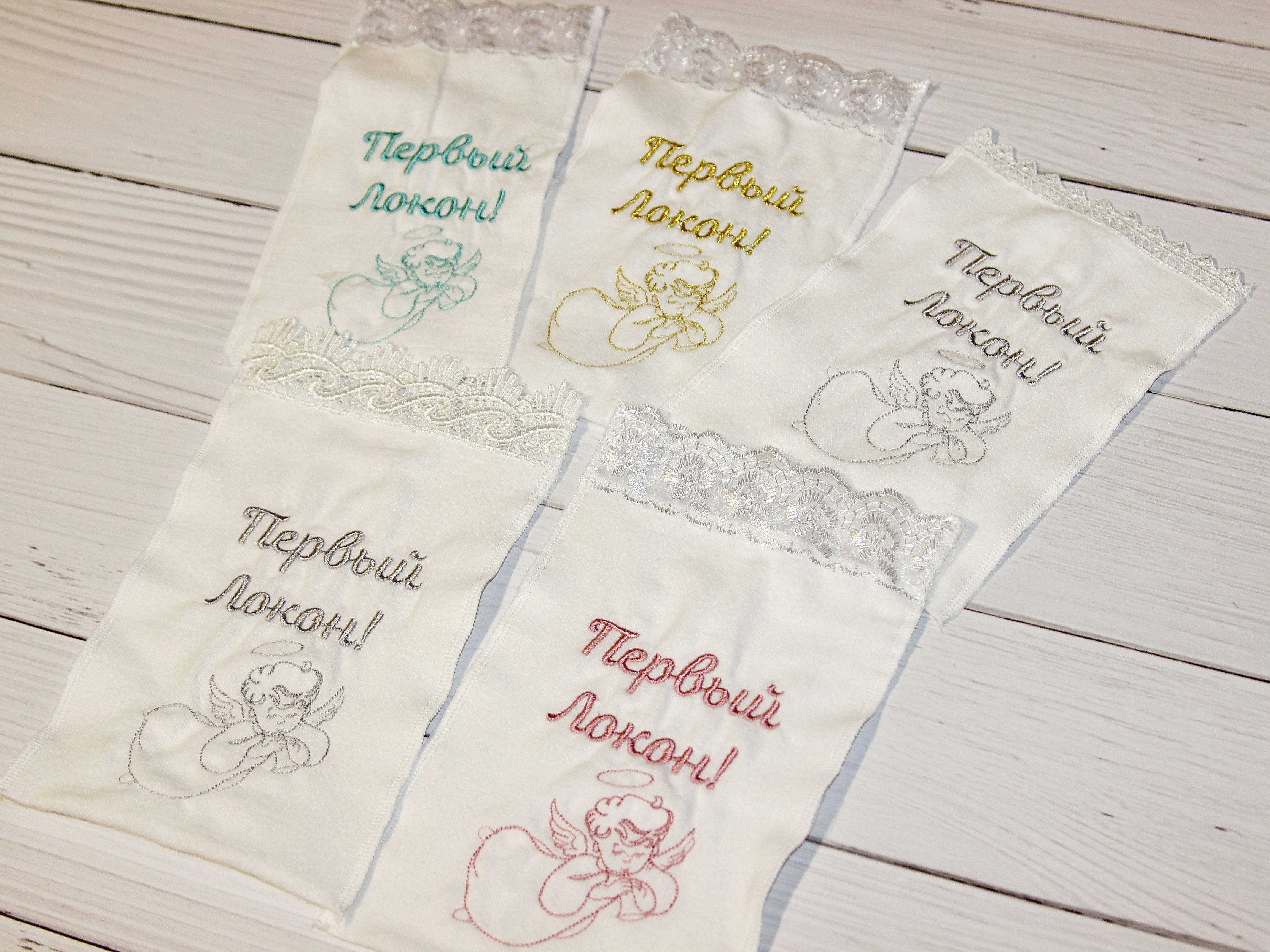 Мішечок для першого волосся, на хрещення дитини