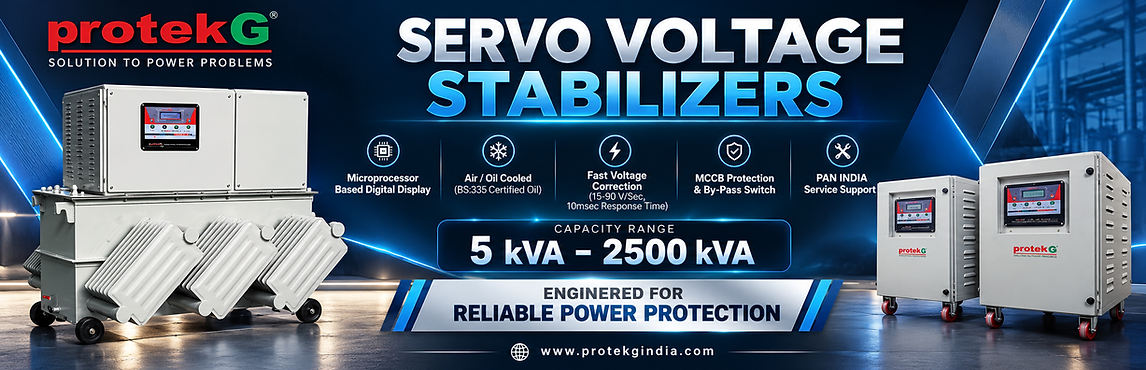 ProtekG Servo Voltage Stabilizers Banner.png