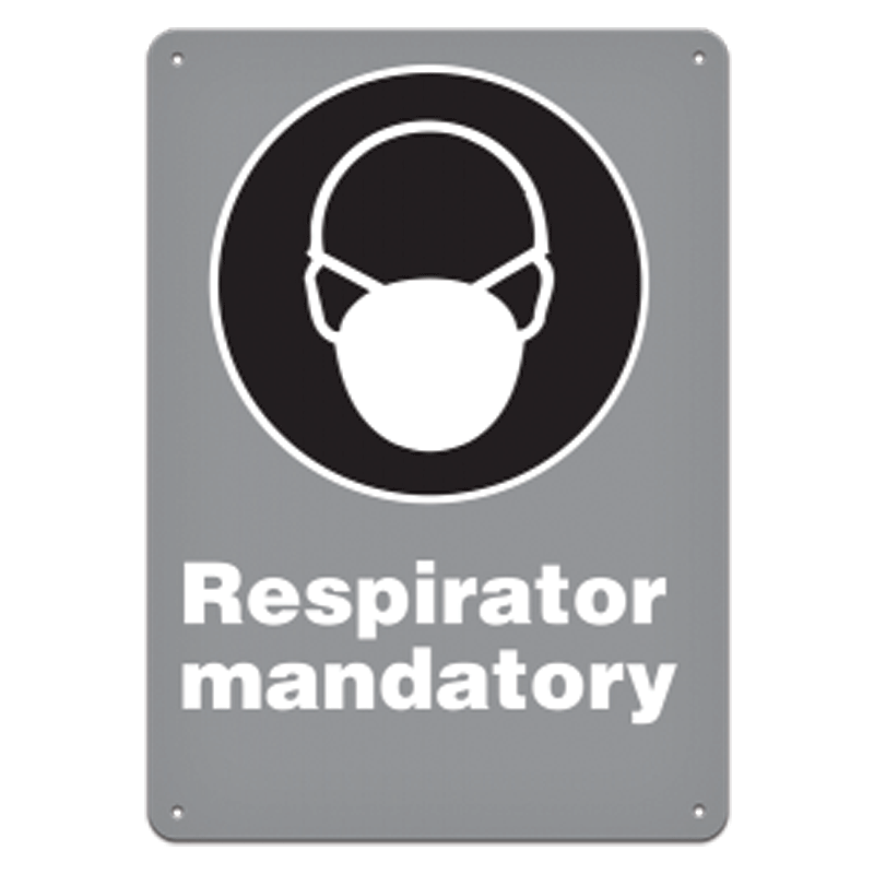CSA Safety Signs respirator mandatory | wholesale-safety