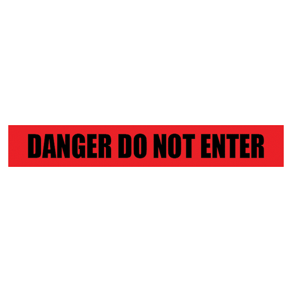 Danger Do Not Enter Barricade Tape