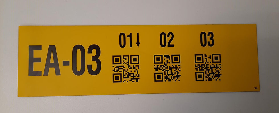 Custom QR Code Racking Labels