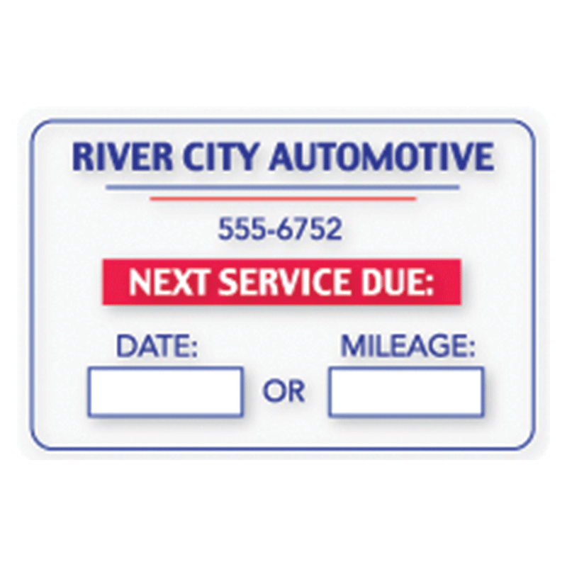 Static Cling Labels