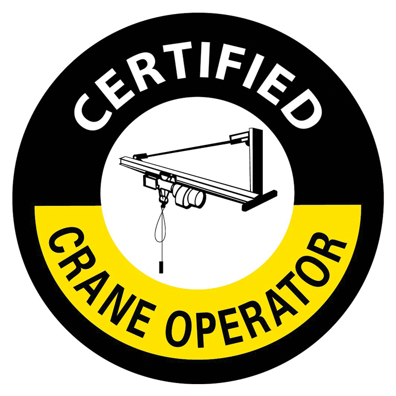 Safety Hard Hat Labels Certified Crane Operator Reflective | wholesale ...