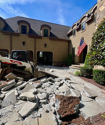 concrete.demolition.waxhaw