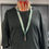 Thumbnail: Evil Eye Green Metallic Lanyard