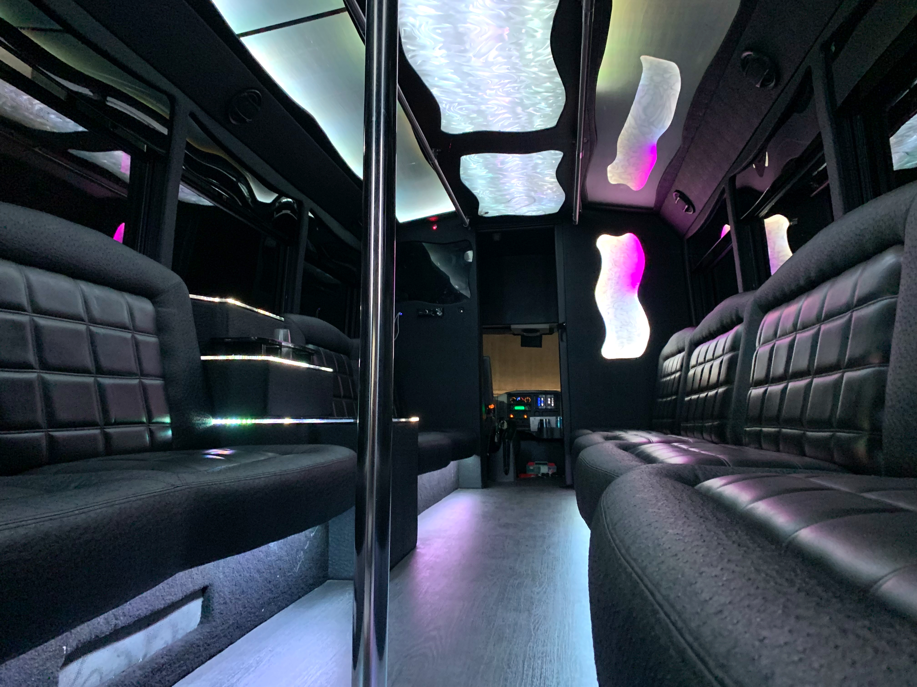 CharlotteLUX Party Bus Interior Lighting