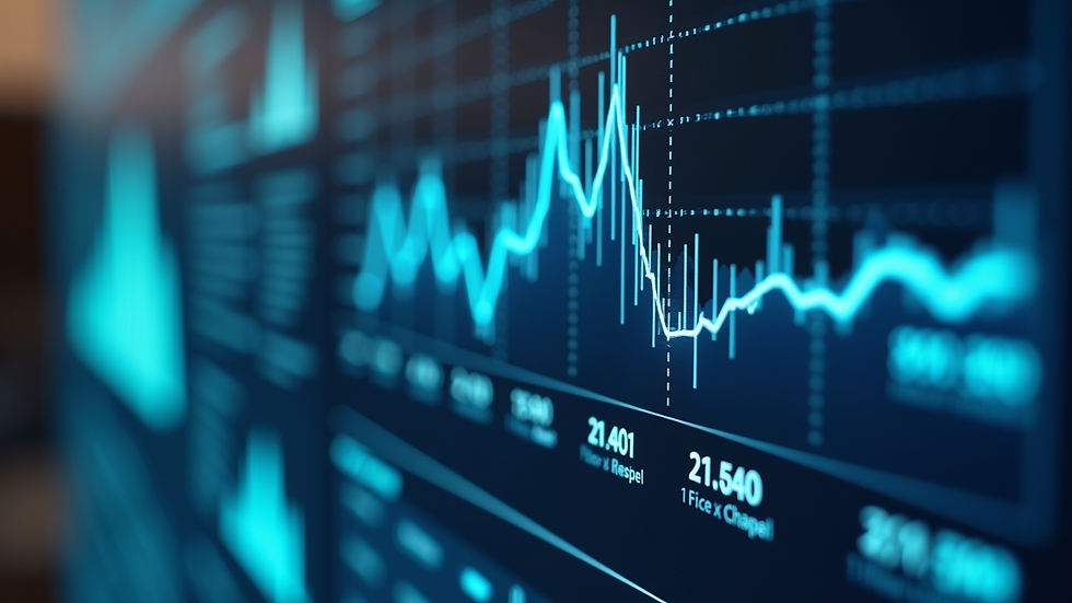 Close-up view of a digital dashboard showing SME platform analytics