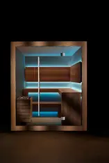 Sauna Interieur 4 places de face bleu.webp