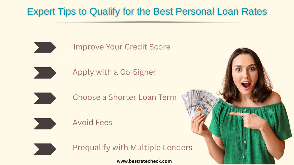 tips to qualify for the best personal loan rates