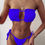 Miniatura: Laced Ruffle Bikini Set 