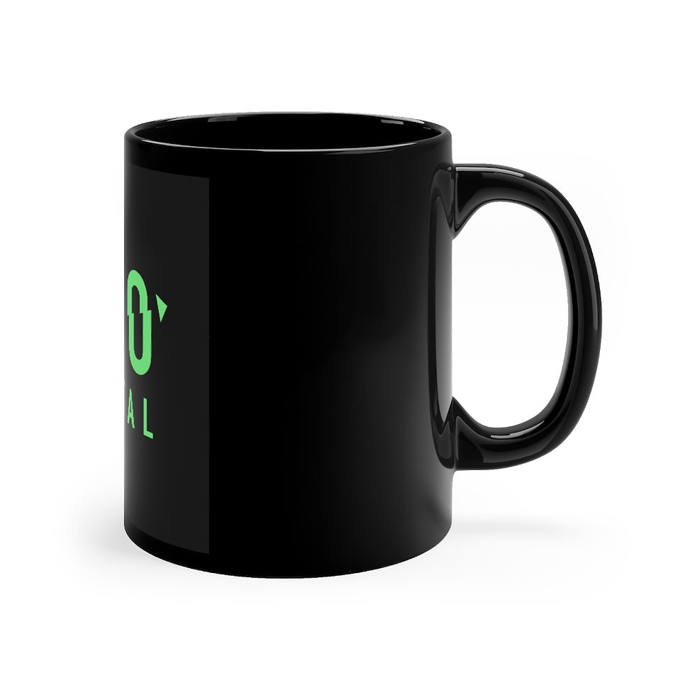 Thumbnail: Black mug 11oz