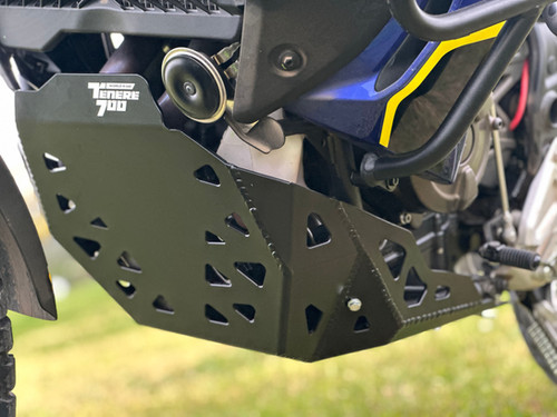 Osłona Silnika Do Yamaha Tenere 700 EURO5 (2021+) - Aluminiowa Czarna HEED
