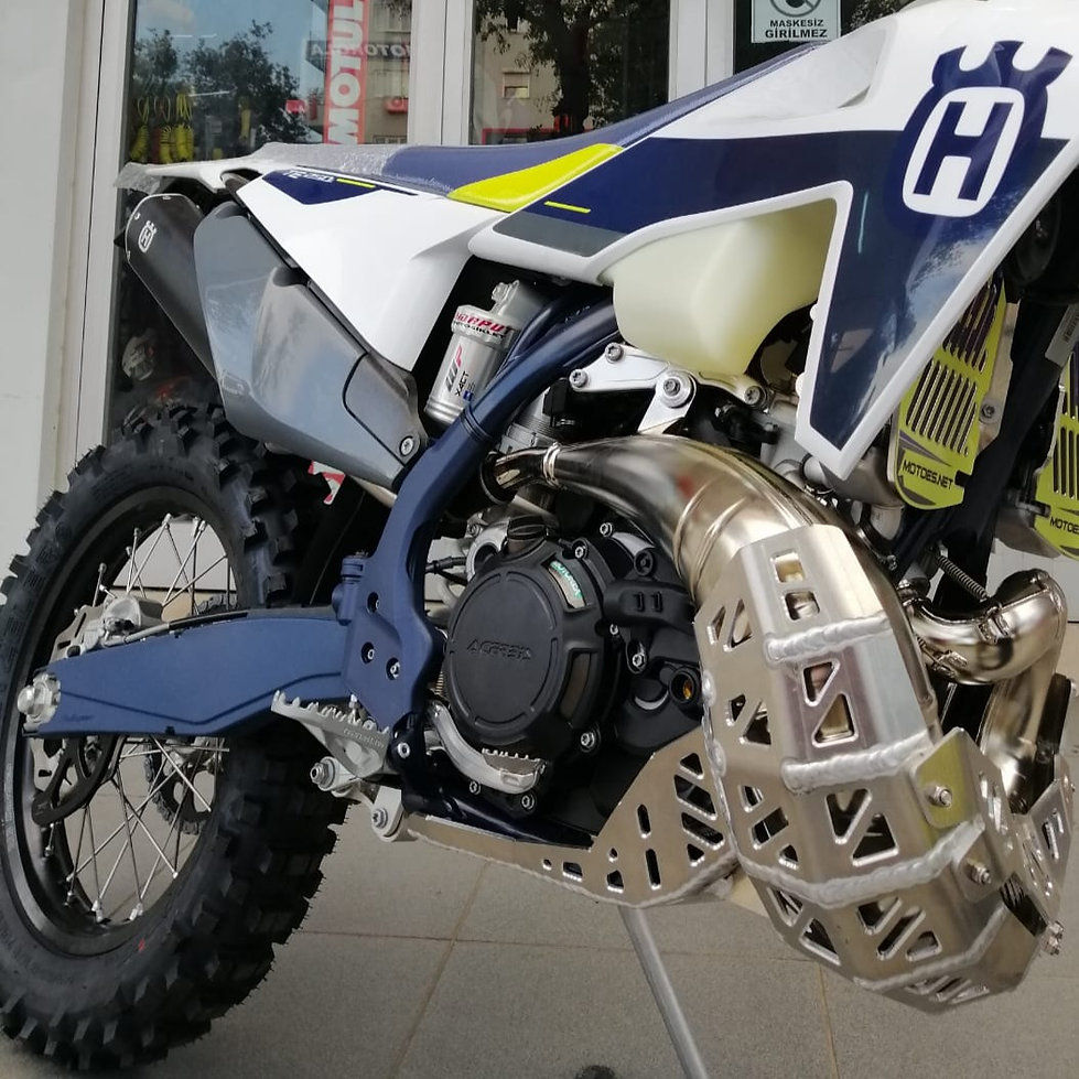 Thumbnail: BASH PLATE With PIPE GUARD For KTM-HUSQ-GASGAS 2020-2023 / 250/300 2T