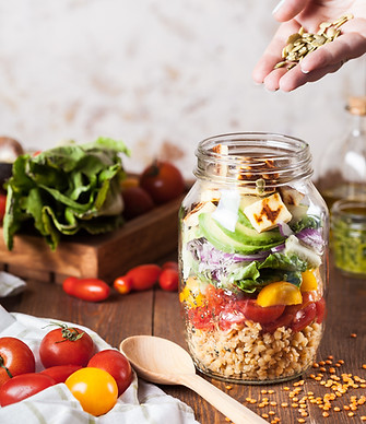 Salat i en Jar