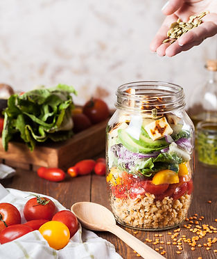 Bir Kavanoz içinde Salata
