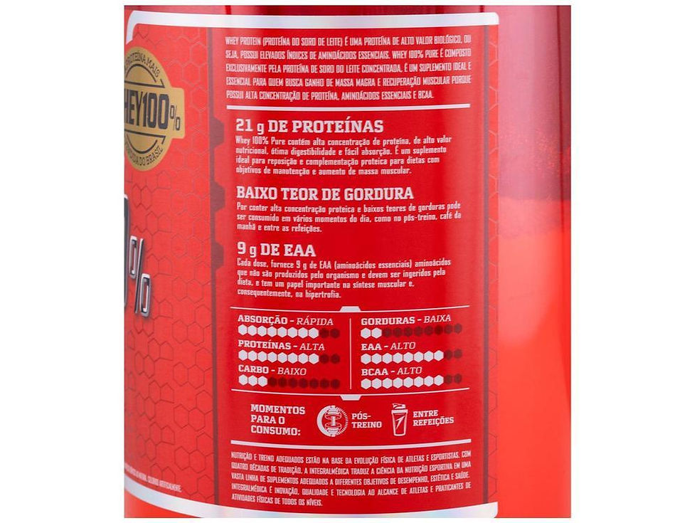 Miniatura: Whey Protein Integral Medical Concentrate 100% Pure